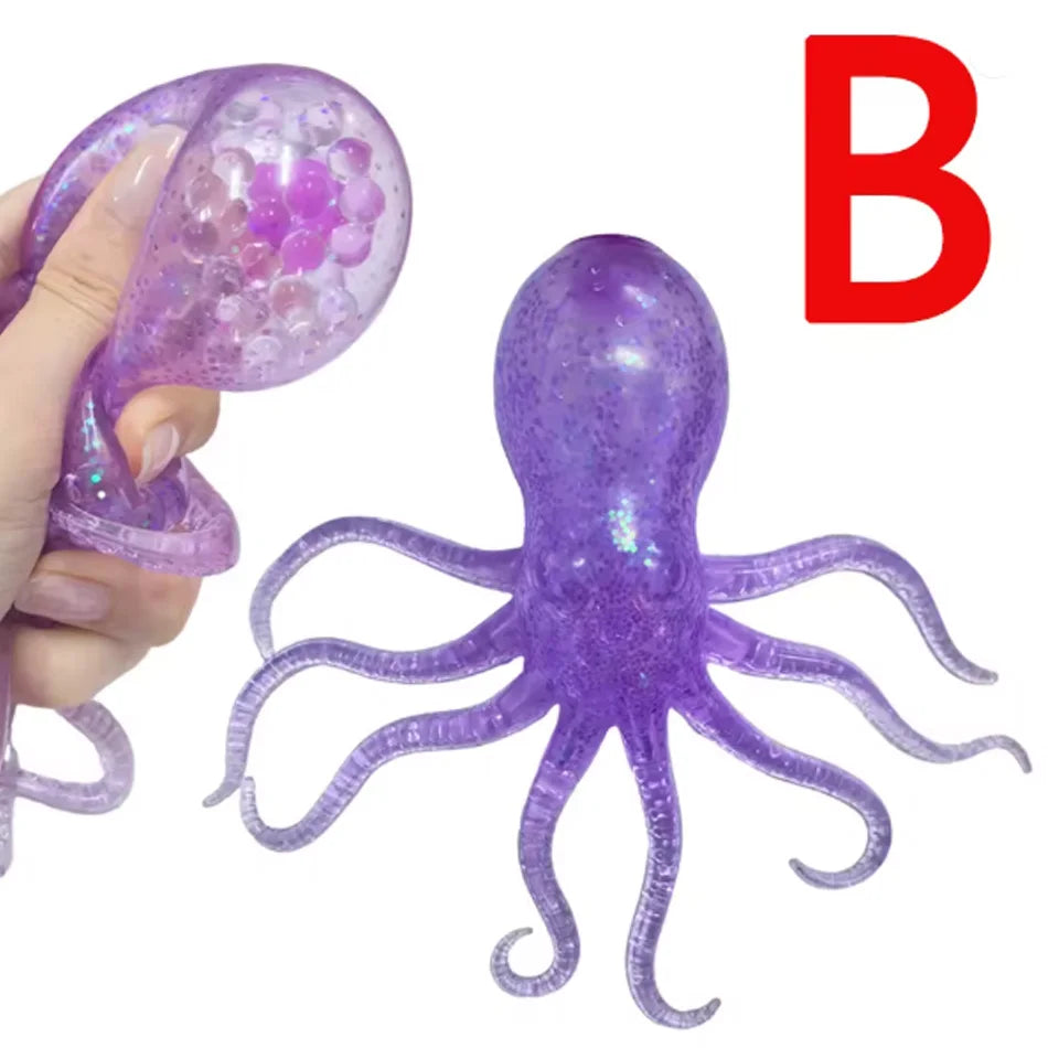 Glitter Octopus Squishy