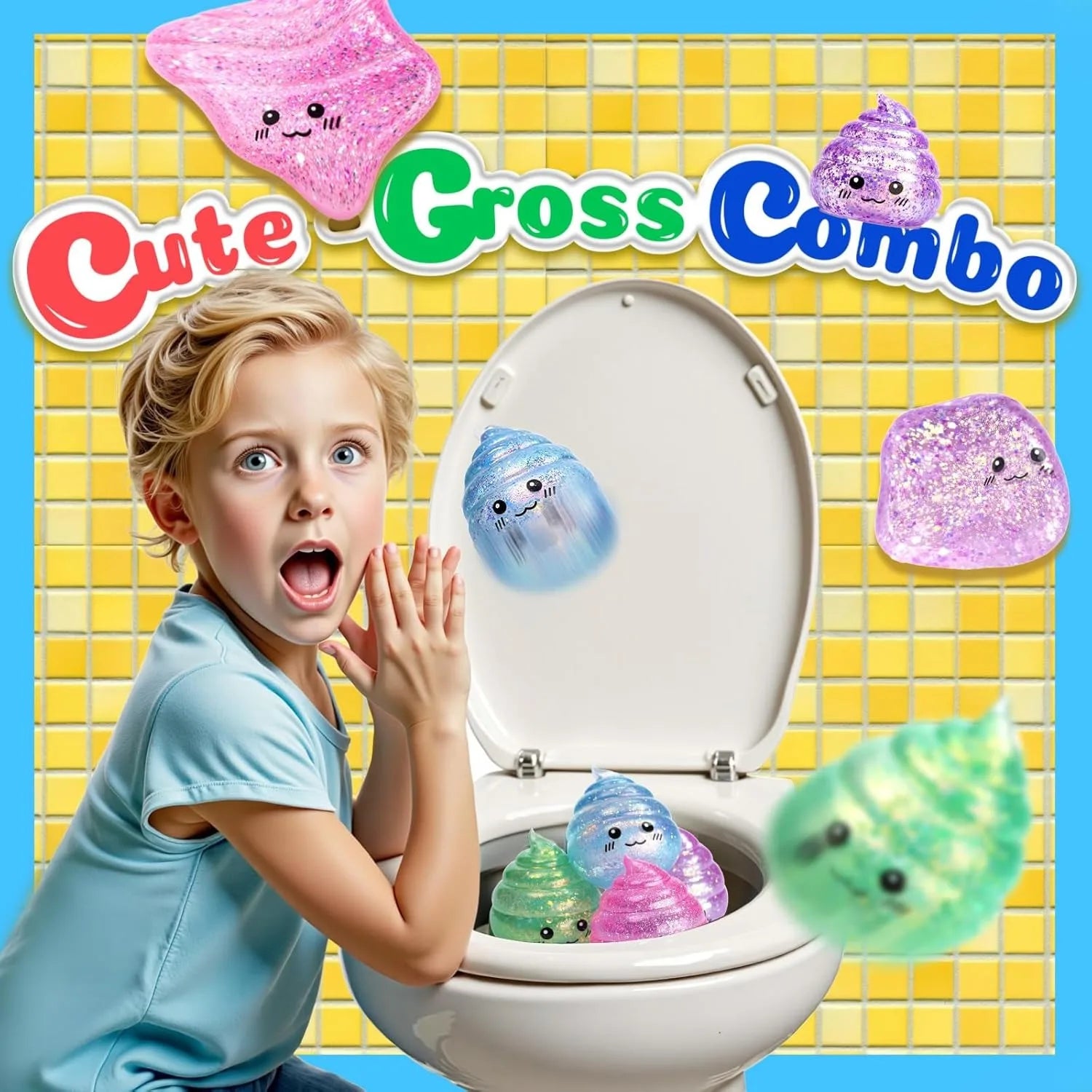 Glitter Poo Stress Ball
