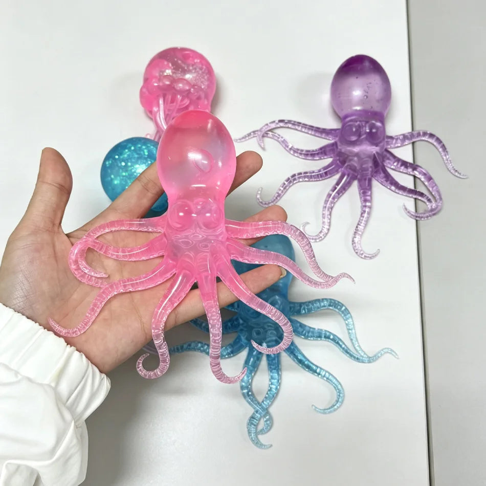 Glitter Octopus Squishy
