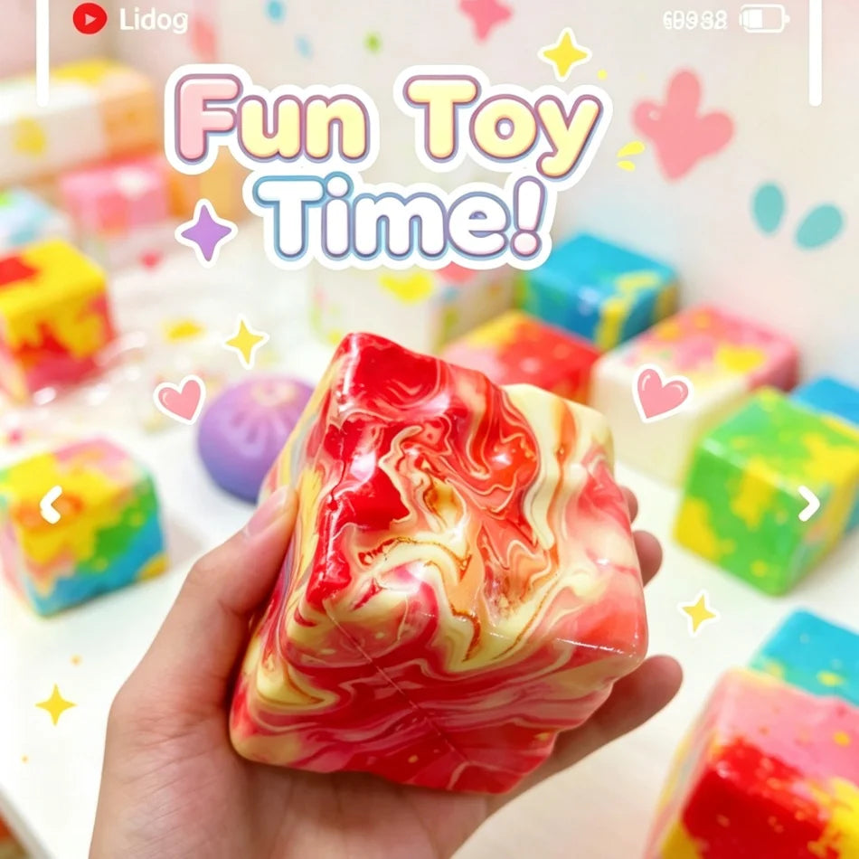 Jumbo Cheese Block Squishy