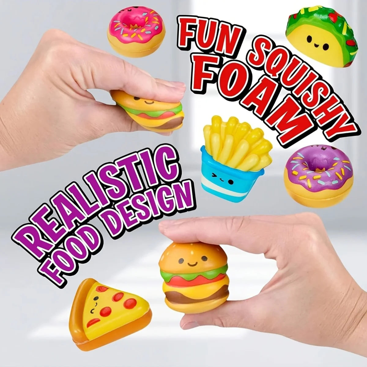 Mini Food Squishy 12-Pack