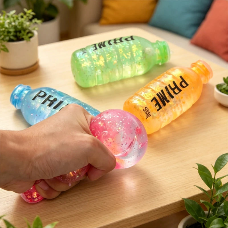 Glitter Drink Bottle Squishy