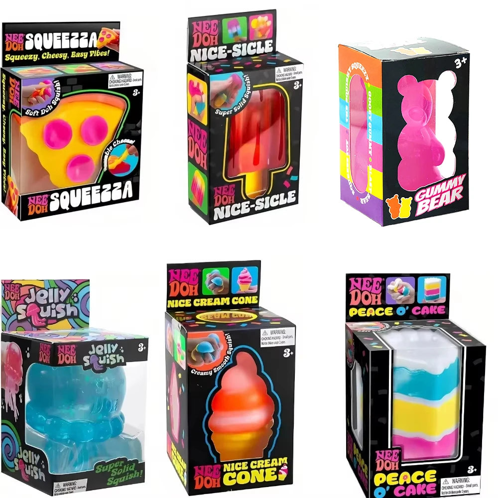 NeeDoh Food Squishy Set
