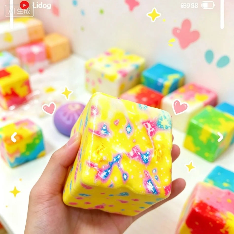 Jumbo Cheese Block Squishy