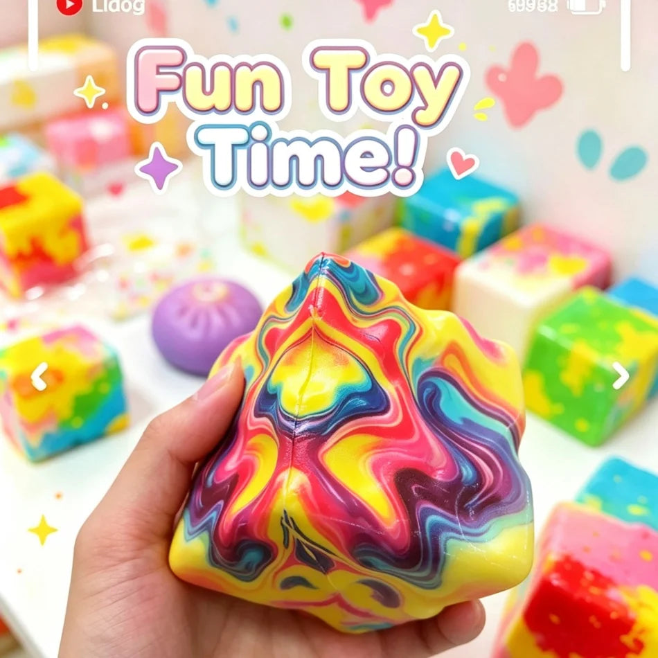 Jumbo Cheese Block Squishy