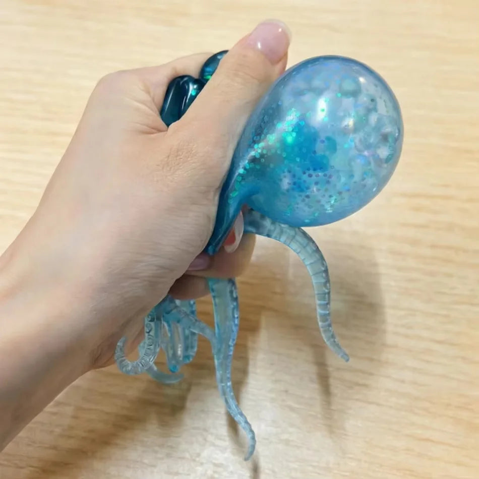 Glitter Octopus Squishy
