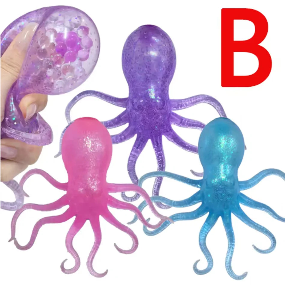 Glitter Octopus Squishy