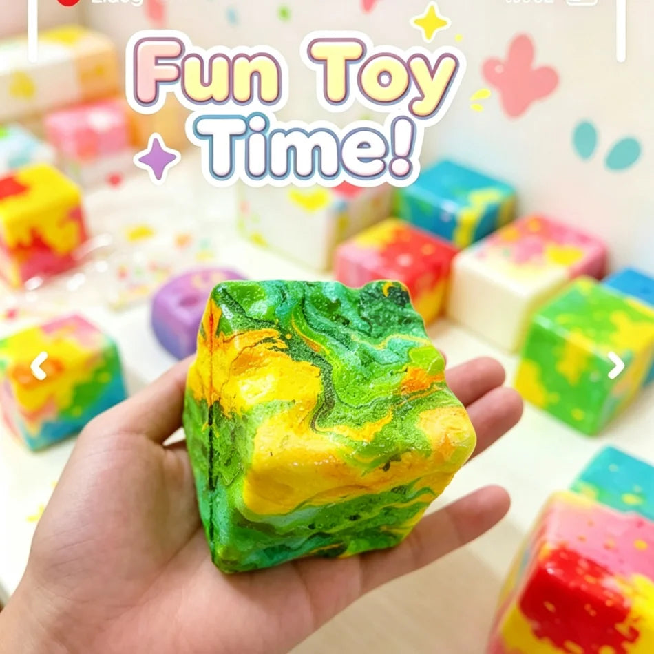 Jumbo Cheese Block Squishy