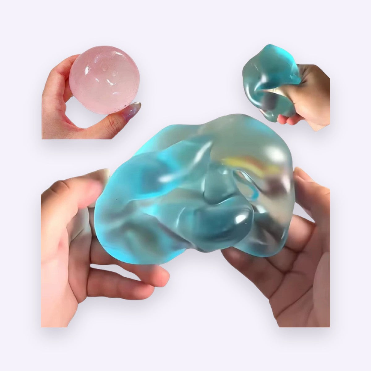 Blue Maltose Candy Squishy